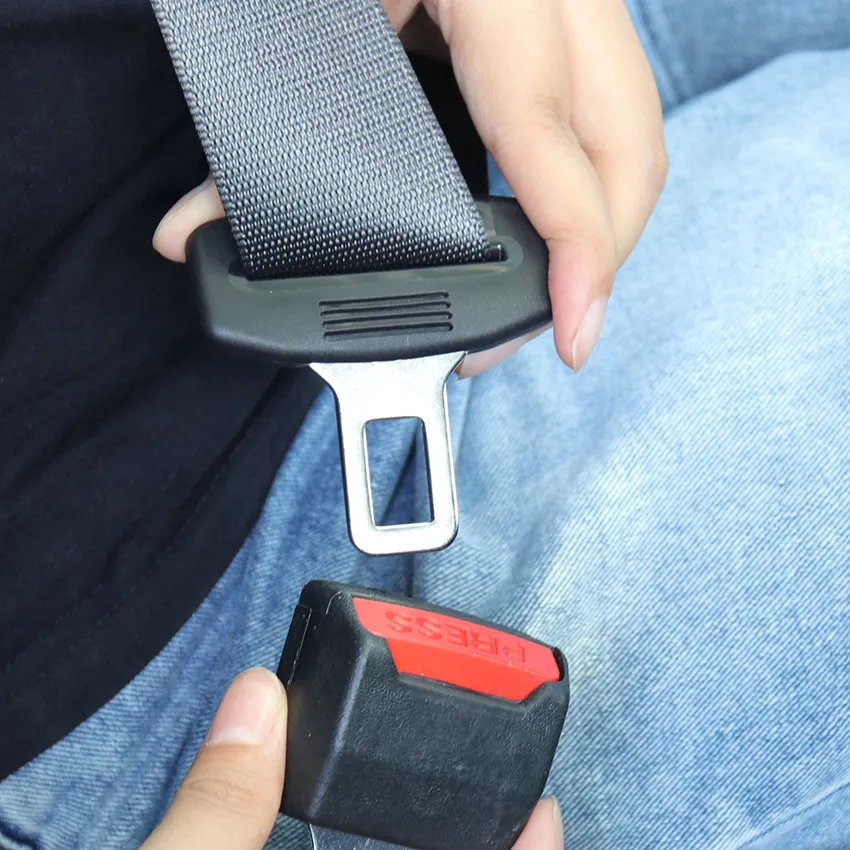 2pcs Update Thicken Car Seat Belt Clip Extender Safety Seatbelt Lock Buckle Plug Thick Insert Socket Extender Safety Buckle - Image 4