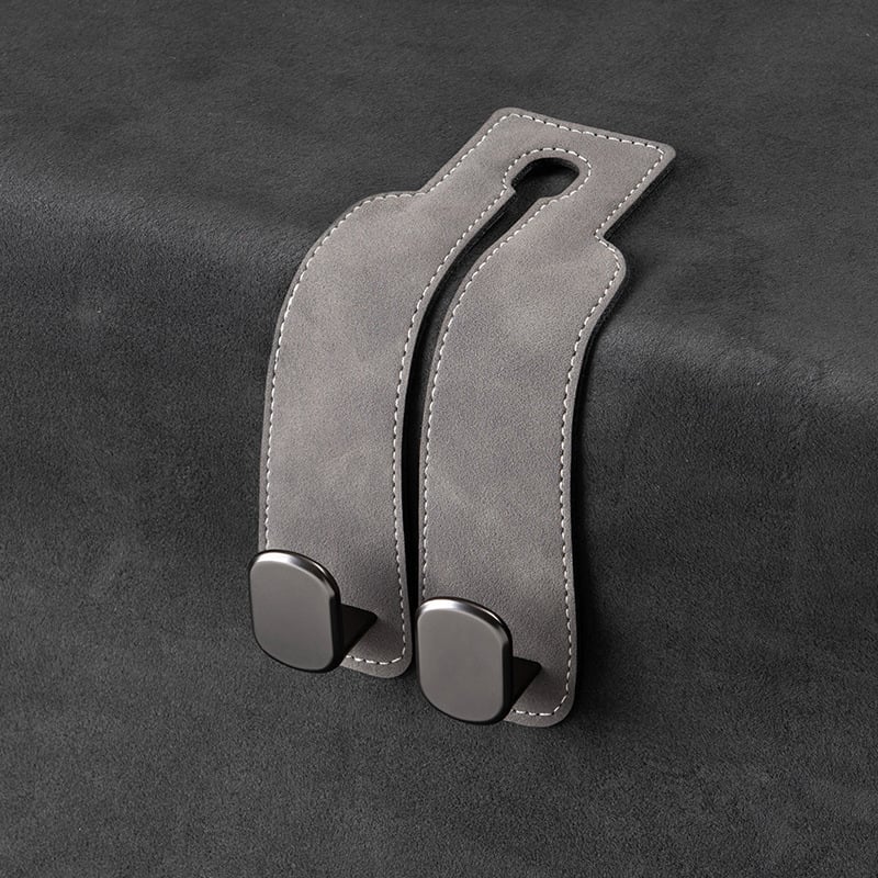🔥LAST DAY SALE 50% OFF - 🚗Car Seat Back Alcantara Storage Hook - 💥Double Hook Holder for Convenient Storage - Image 8