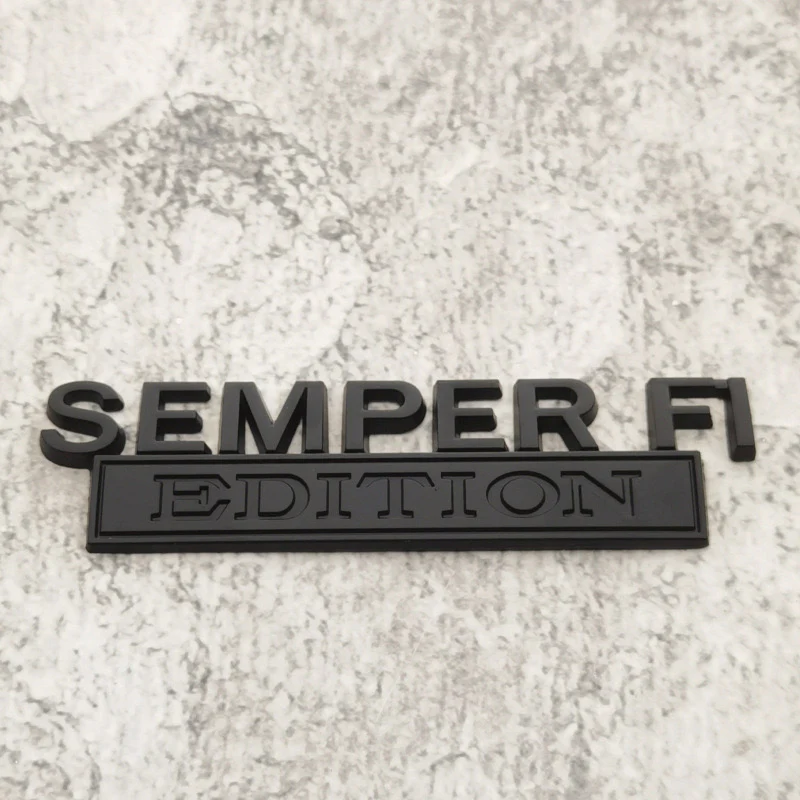 SEMPER FI EDITION Car Emblem Metal Badge - Image 4