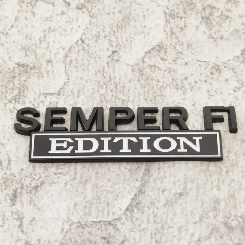 SEMPER FI EDITION Car Emblem Metal Badge - Image 5