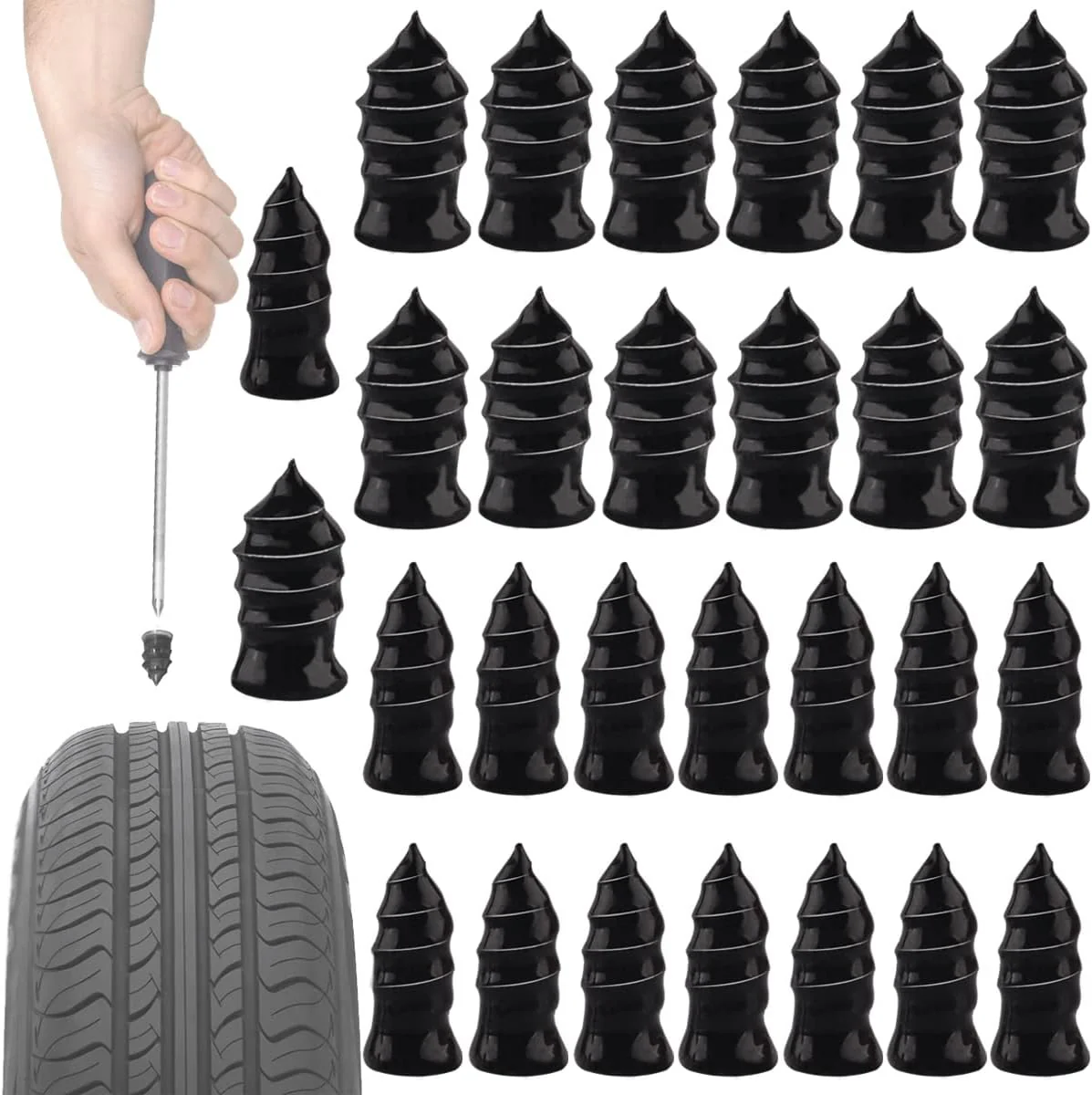 Last Week Clearance Sale 49%🔥Tire Repair Rubber Nail🚚BUY MORE SAVE MORE - Image 10